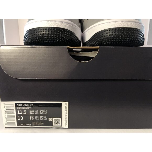 Nike Air Force 1 B Silver Snake 3M 2021 - Picture 10 of 11